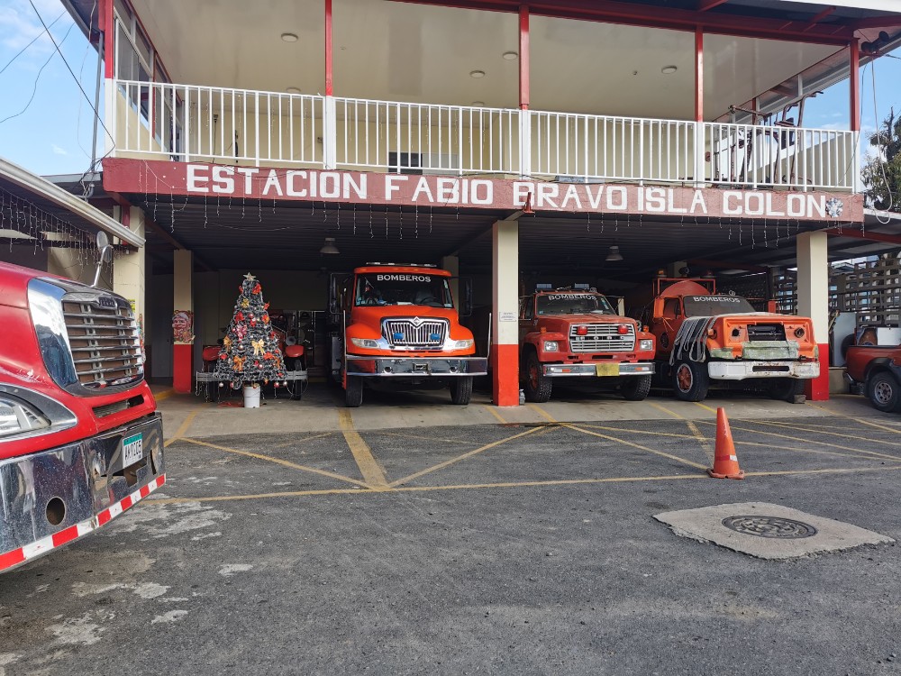 Hier hat auch der Weihnachtsbaum einen eigenen Parkplatz