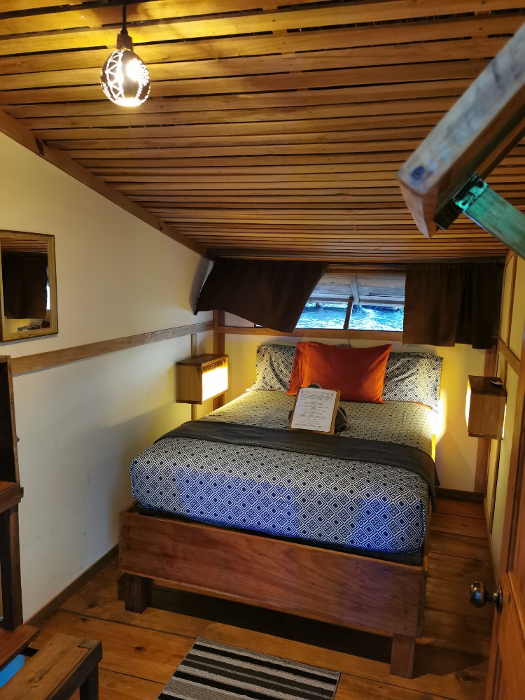 Unsere zauberhafte Cabin mit Blick aufs Meer