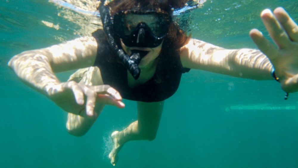 Meine Eleganz ist auch unter Wasser nicht zu überbieten