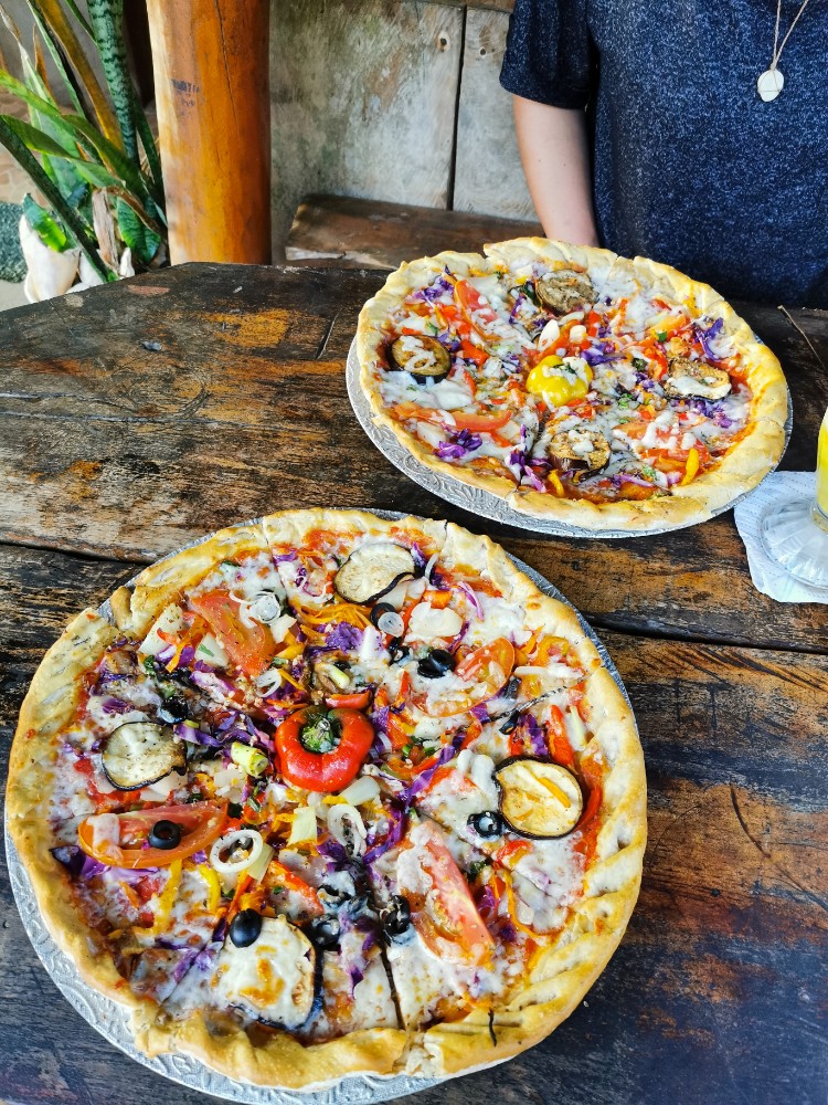 Unseren leckeren, bunten Pizzen