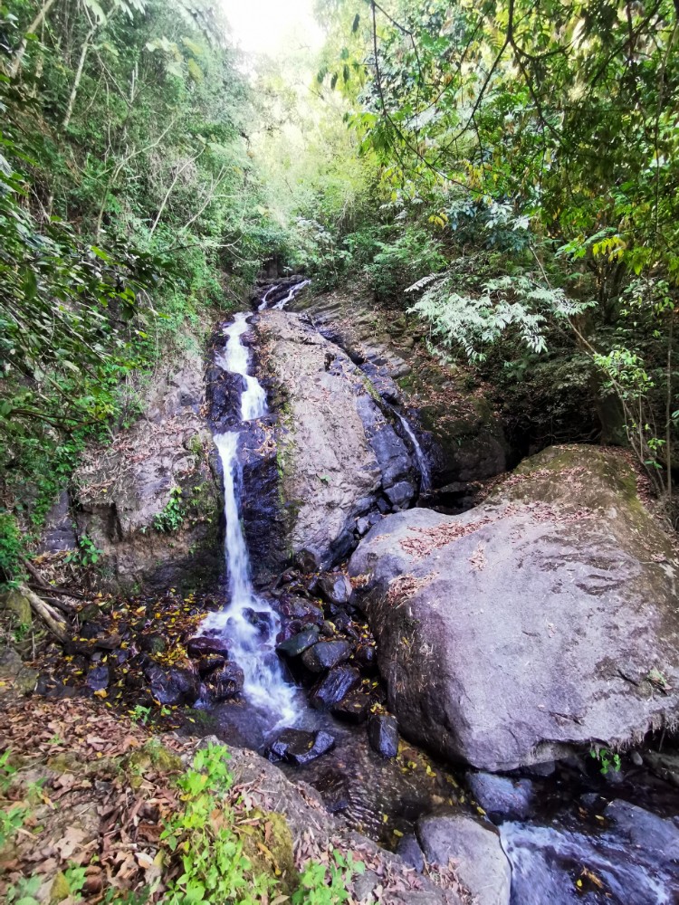 Einer der Wasserfälle auf dem Rückweg