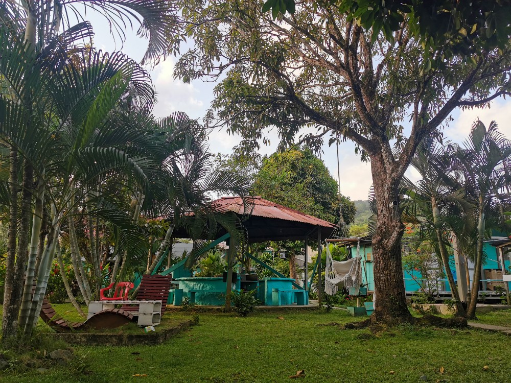 Der tolle Garten im Hostel