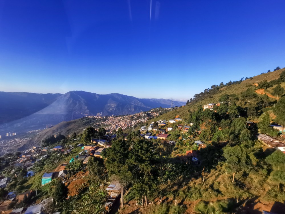 Medellín ist so grün und hügelig!