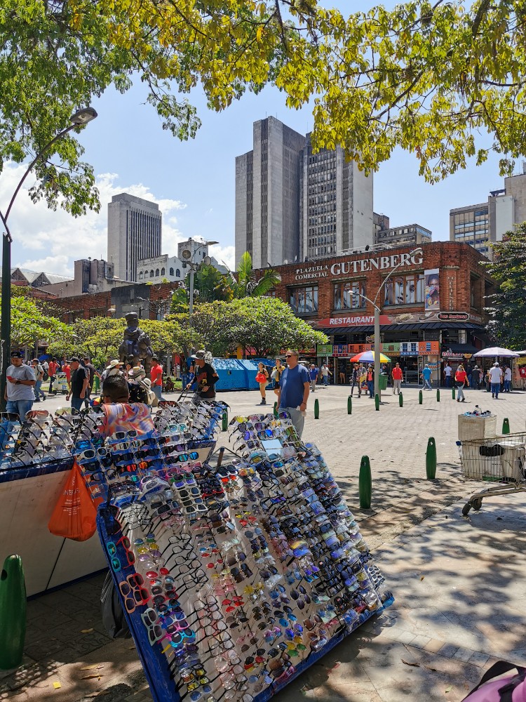 Sogar Gutenberg hat es nach Medellín geschafft