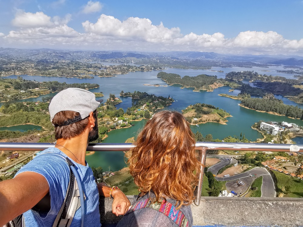 Toller Ausblick vom höchsten Punkt des Felsens