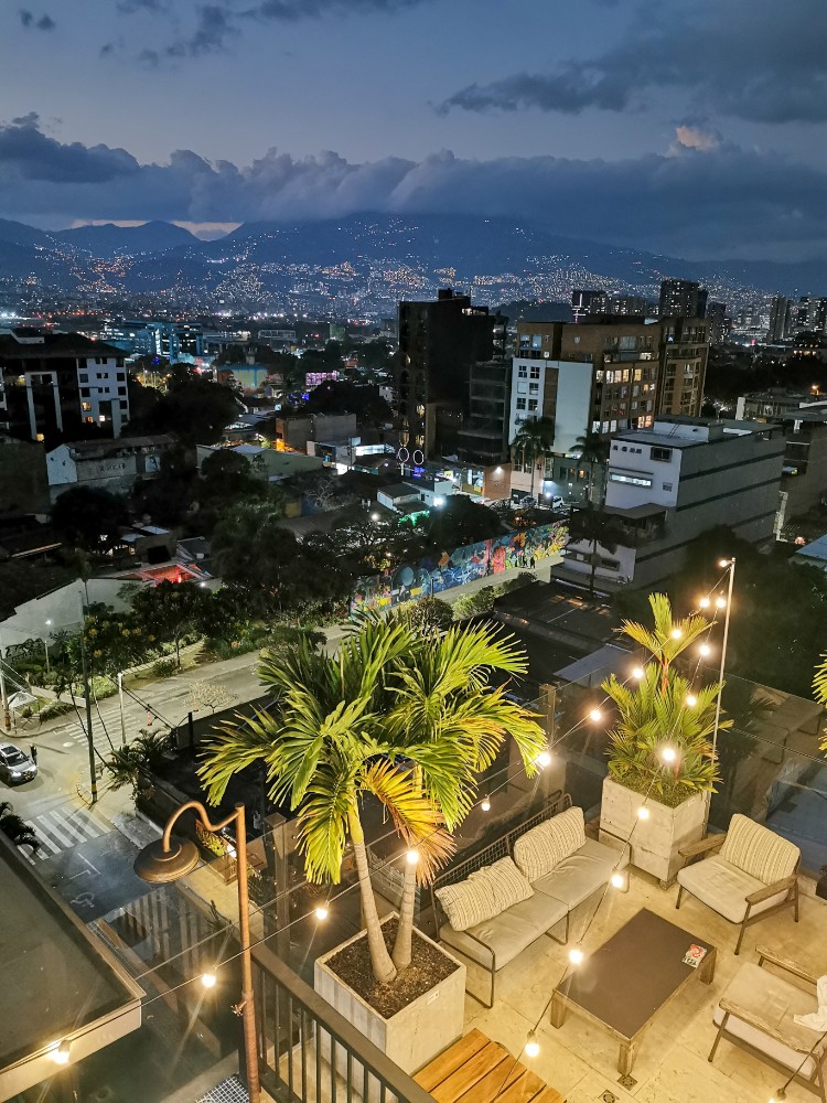 Toller Ausblick über Medellín