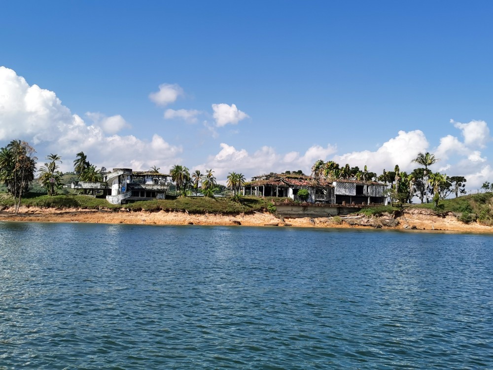 Pablo Escobars ehemalige Villa auf seiner Insel