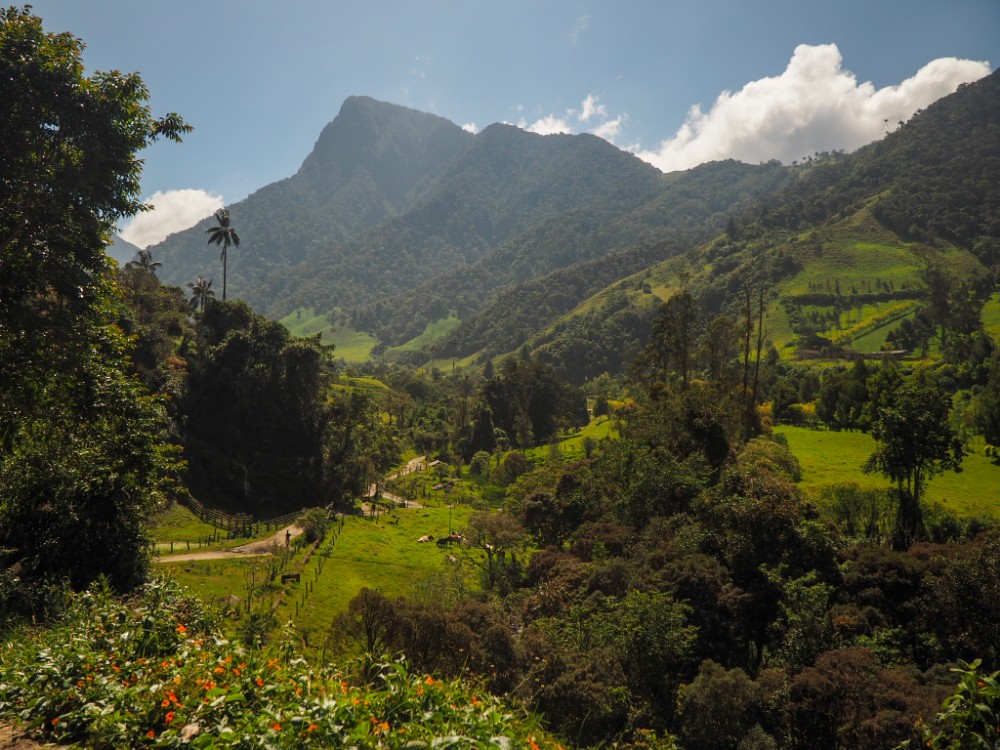 Traumhaftes Wetter zum Start der Wanderung