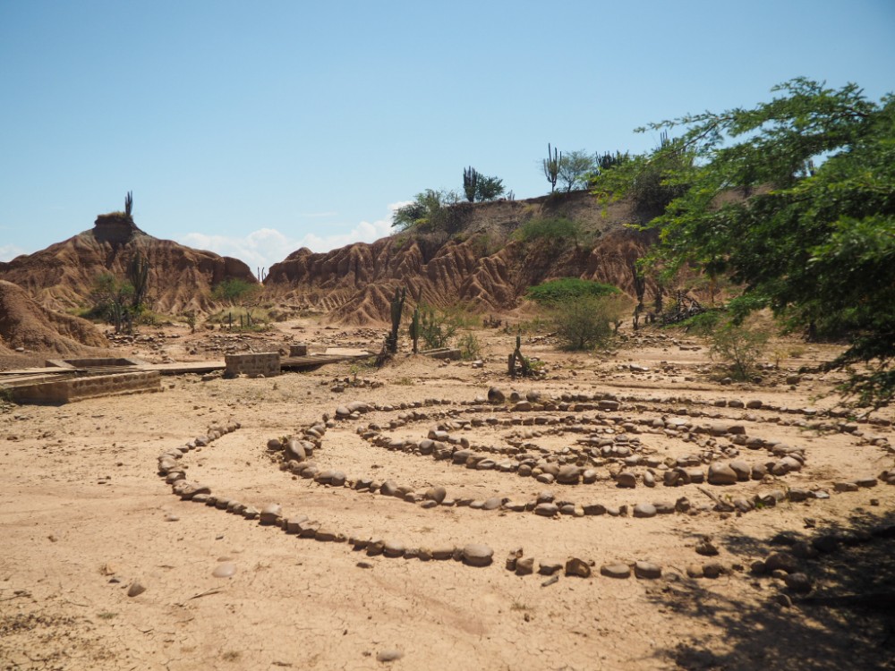 Ein Labyrinth gibt's auch