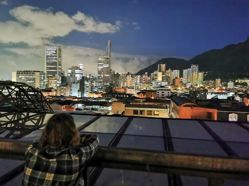 Super Aussicht von der Terrasse der Bibliothek