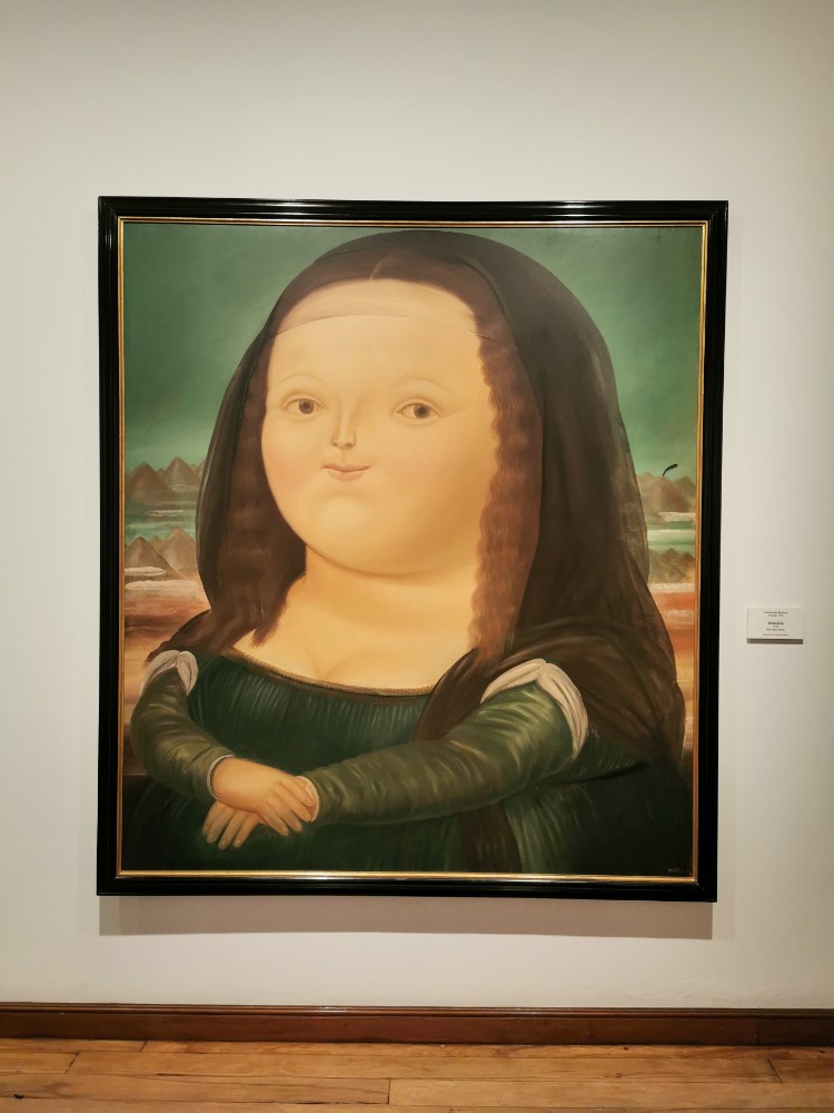 Boteros bekanntestes Werk, seine Version der Mona Lisa