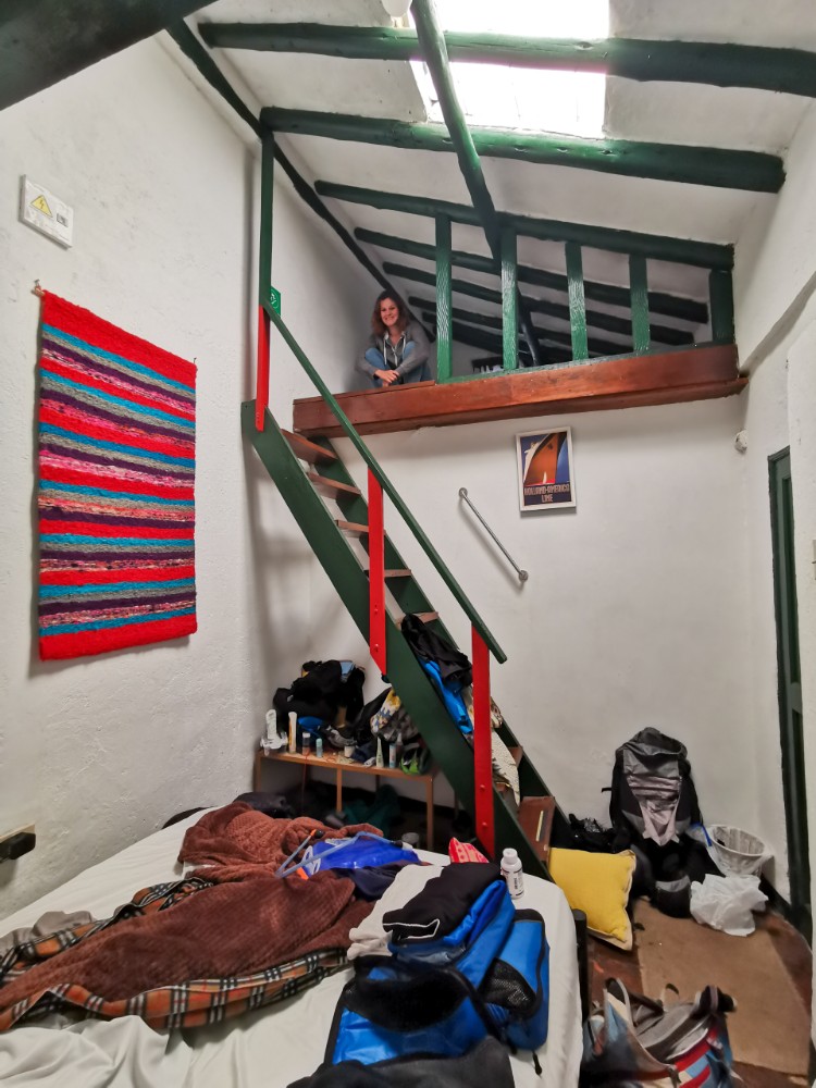 Unser schönes Zimmer mit der üblichen Unordnung