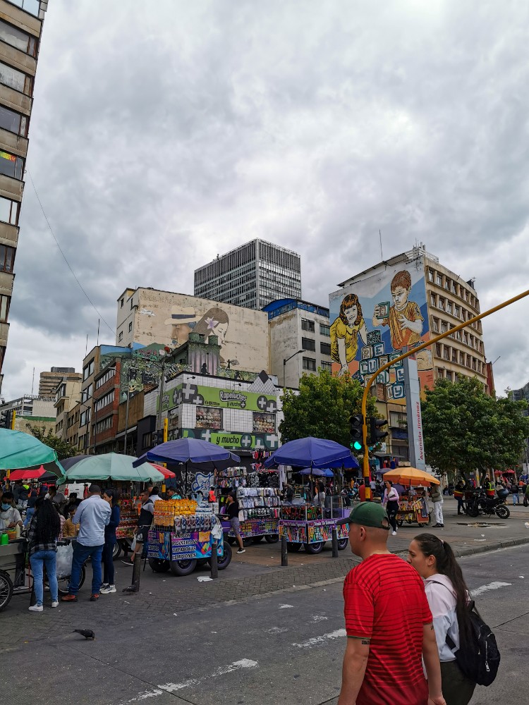 So sah es heute in ganz Bogotá aus 😀