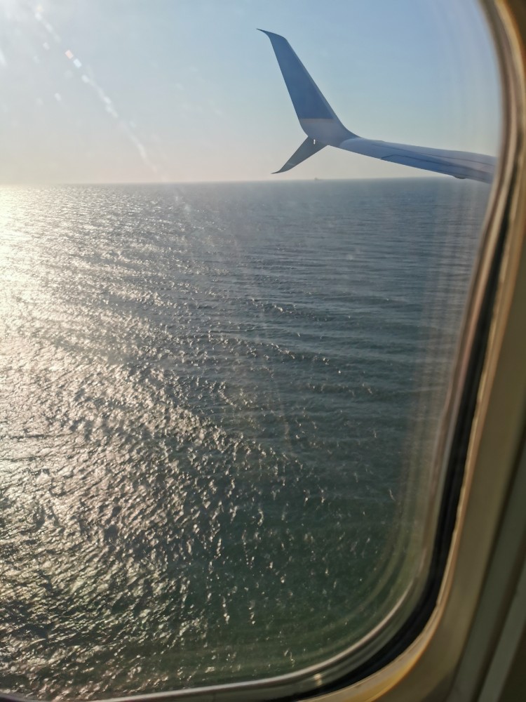 Auch mal ein anderer Landeanflug 😀