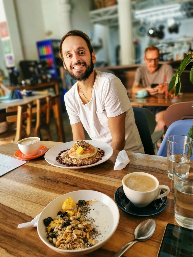 Sensationelles Frühstück im Hostel