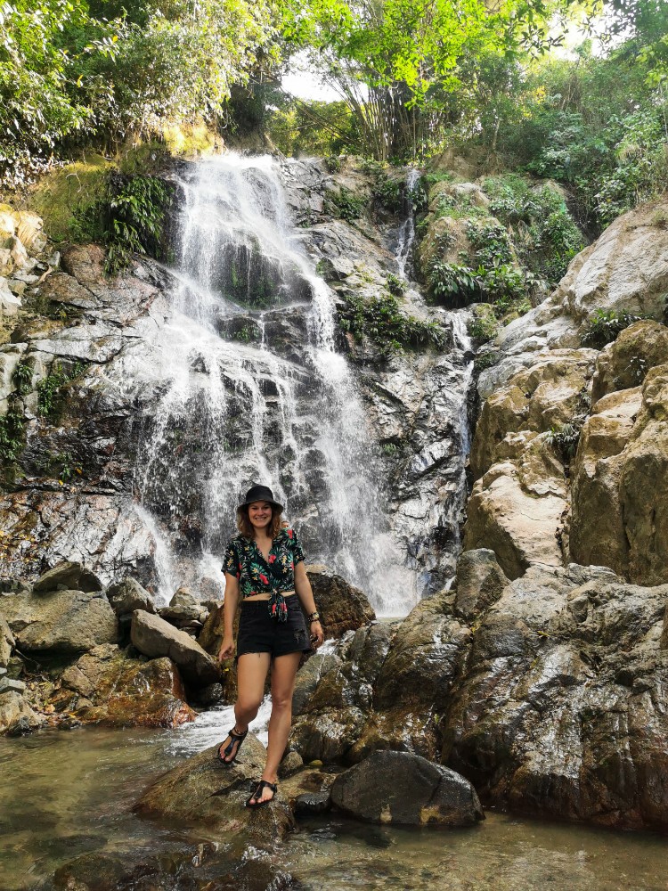 Der schöne zweite Wasserfall