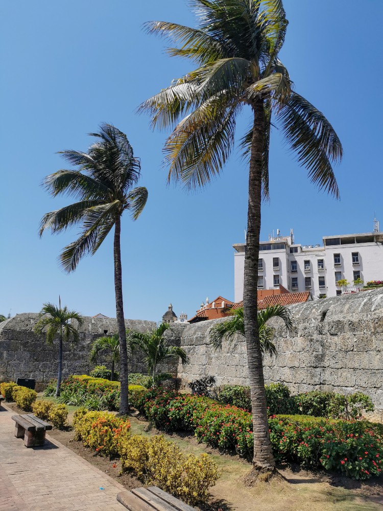 Cartagena hat eine richtige Stadtmauer