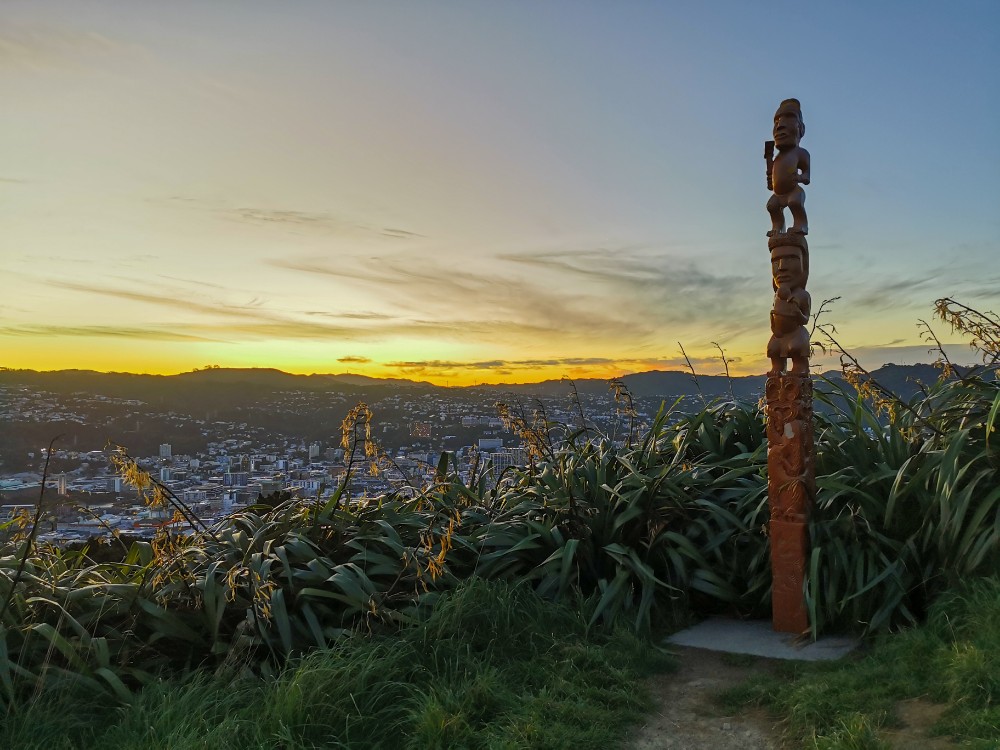 Überall gibt es auch Maori-Kultur