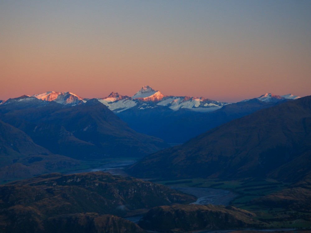 Alpenglühen am Mount Cook