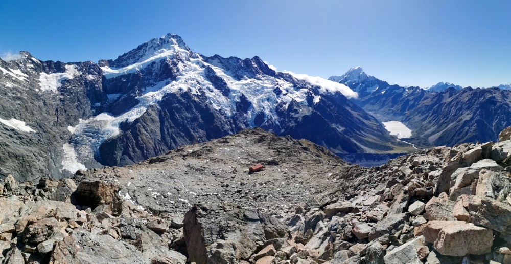 Die Muller Hut mit besten Gletscherblick