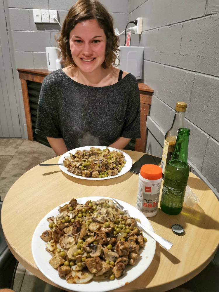 Bei einem Berg Bratkartoffeln kann man doch auch nur glücklich grinsen