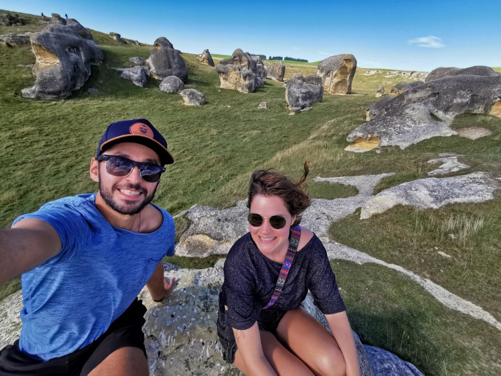 Kurze Pause auf den Elephant Rocks