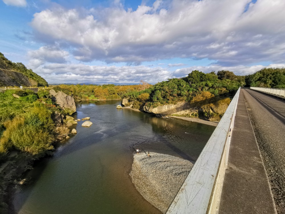 Zur Brücke mussten wir einfach zurücklaufen