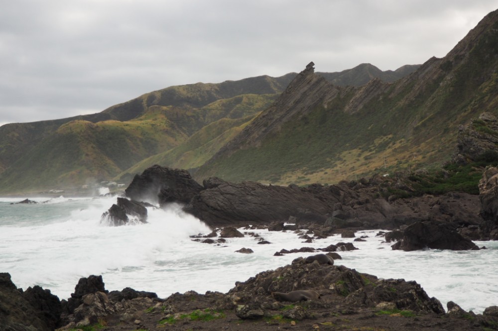 Und bei den Felsen denkt man wieder man sei in Schottland
