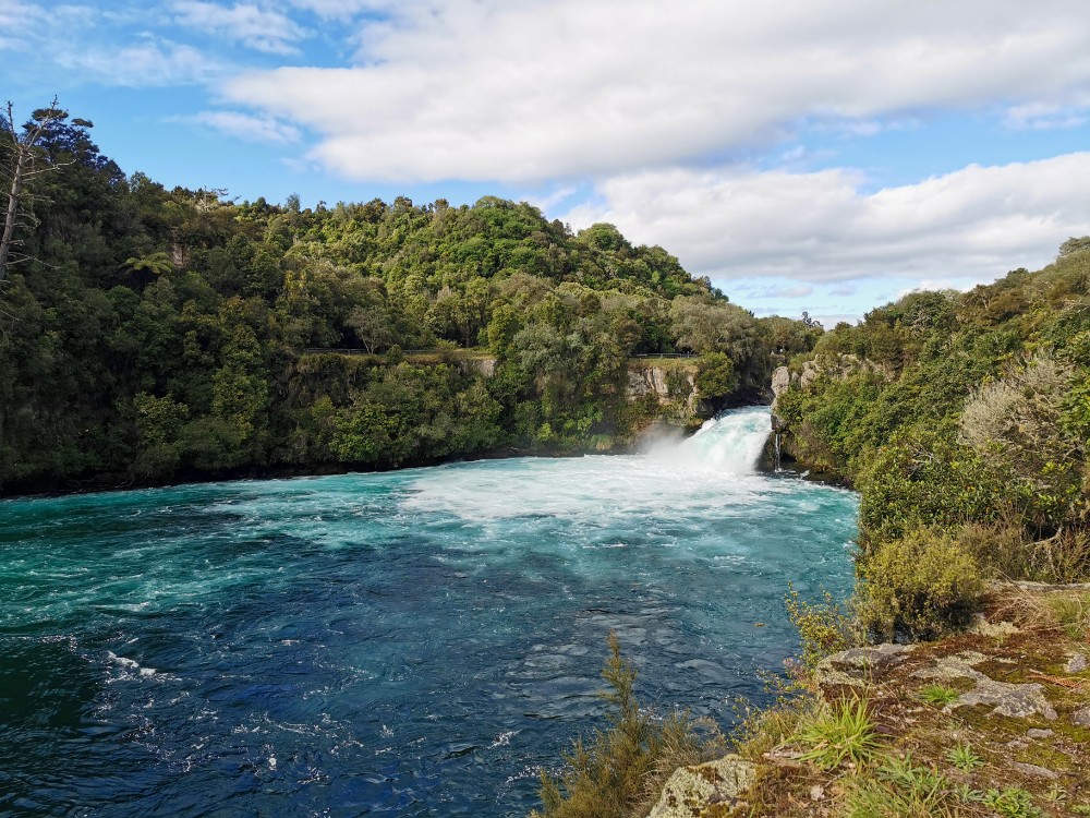 Letzter Lookout auf die Huka Falls