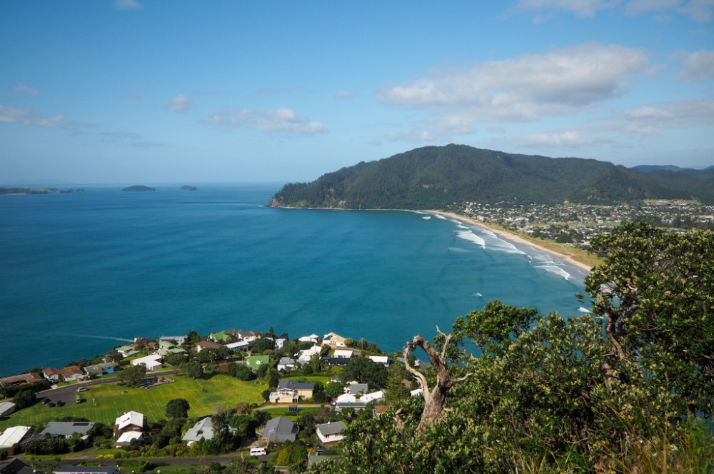 Beste Aussicht auf den Pauanui Beach