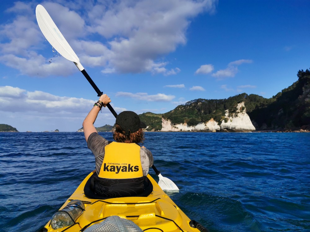 Auf geht's zur Cathedral Cove!