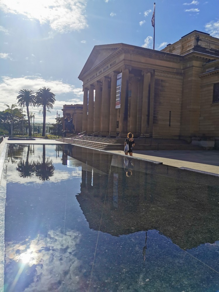 Die Art Gallery heute auch mal mit Sonne