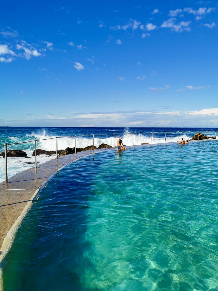 Der tolle Meerwasserpool