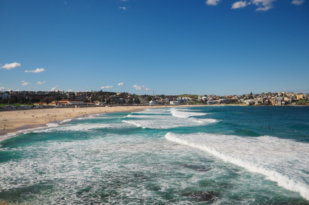 Am Bondi Beach angekommen
