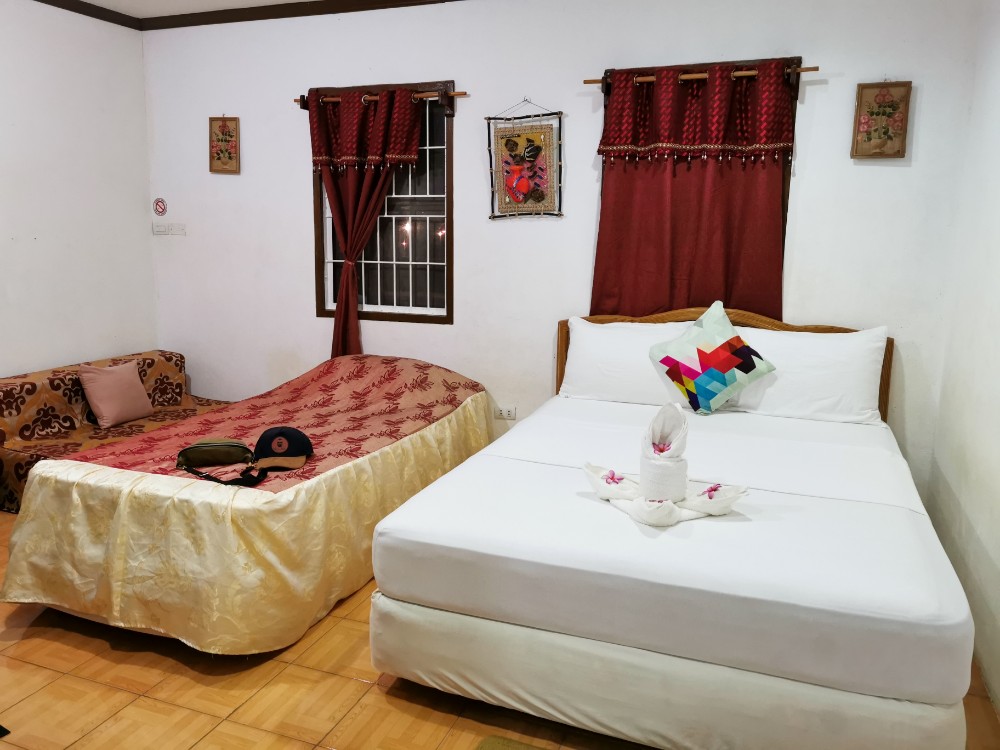 Unser Zimmer für die nächsten drei Nächte