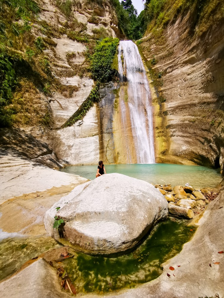Den ganzen Wasserfall für uns 😍