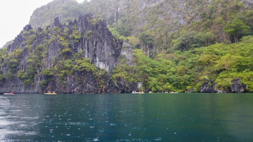 Die Big Lagoon, leider im Regen