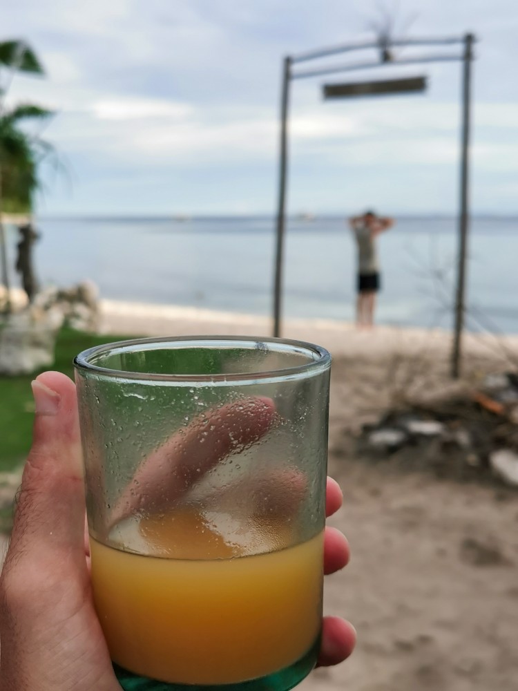 Wir genießen unseren Jungle Juice