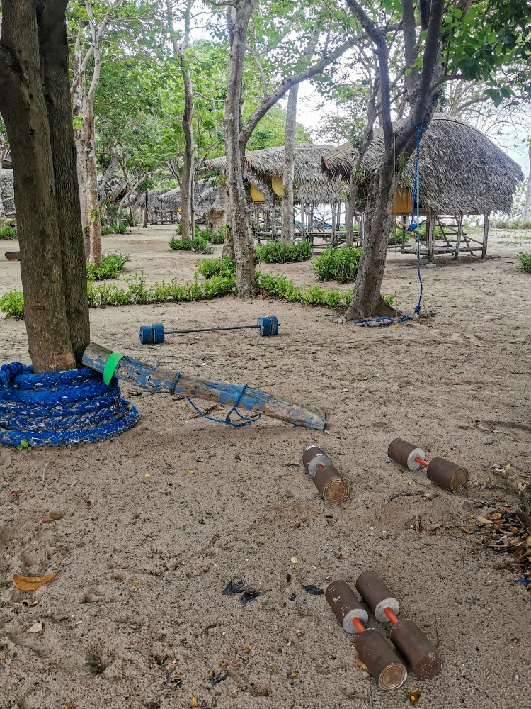 Wir haben hier sogar ein "Jungle Gym"
