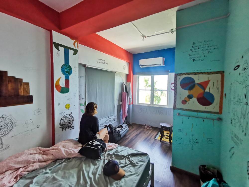 Unser cooles Zimmer im Hostel
