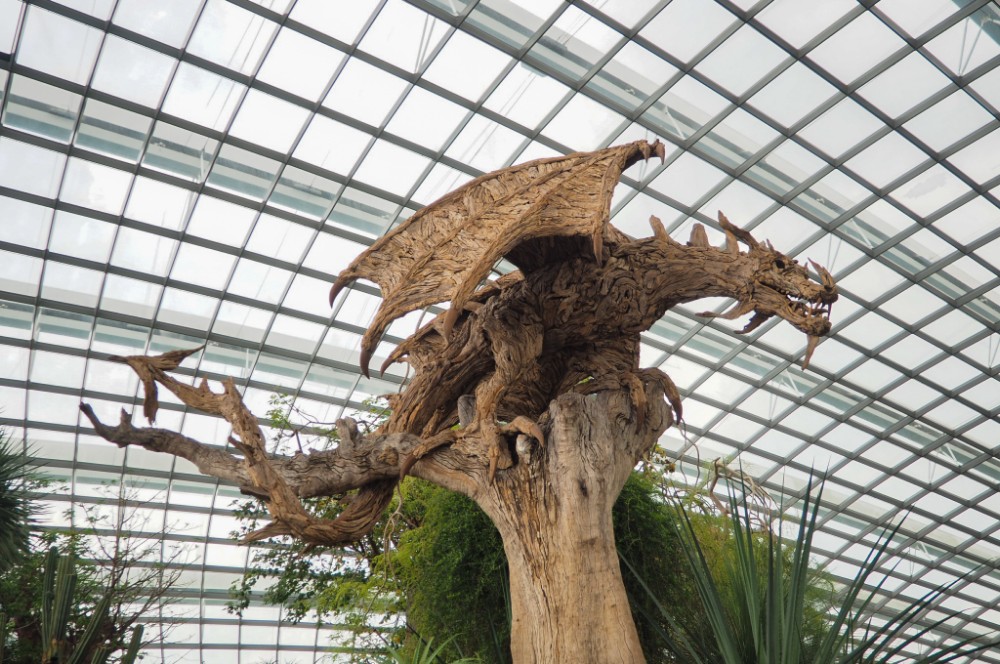 Coole Skulpturen aus Holz gibt es auch