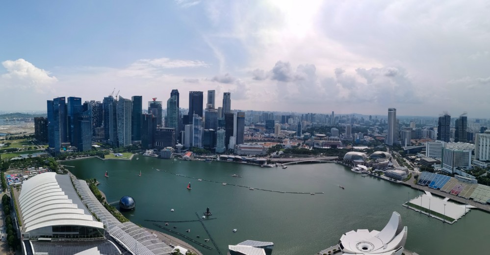 Ein super Blick auf die Skyline