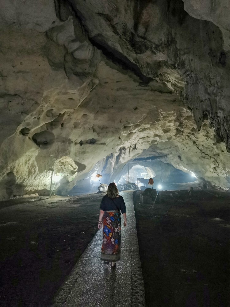 Die Höhle ist wirklich riesig