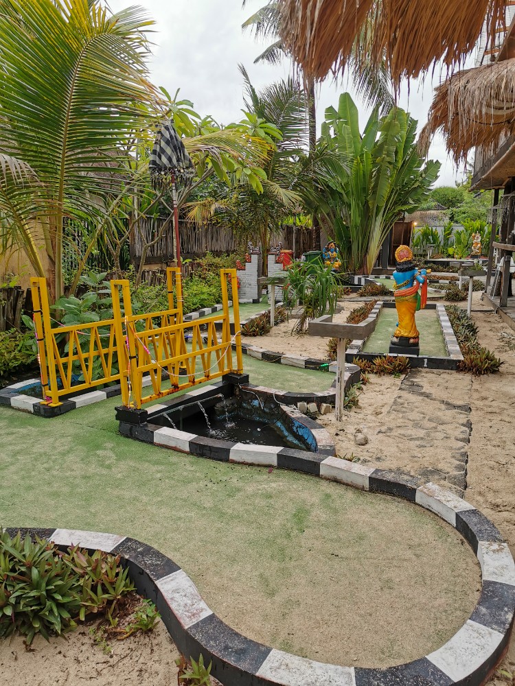 Eine passende Minigolfanlage