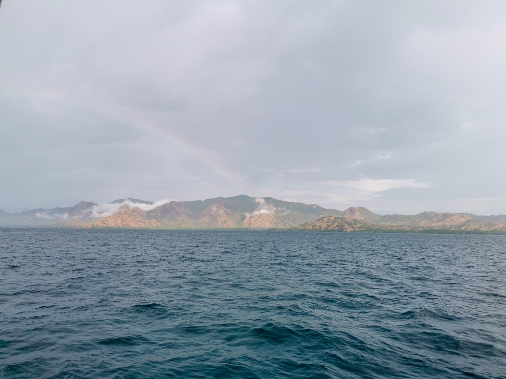 Mit Regenbogen!