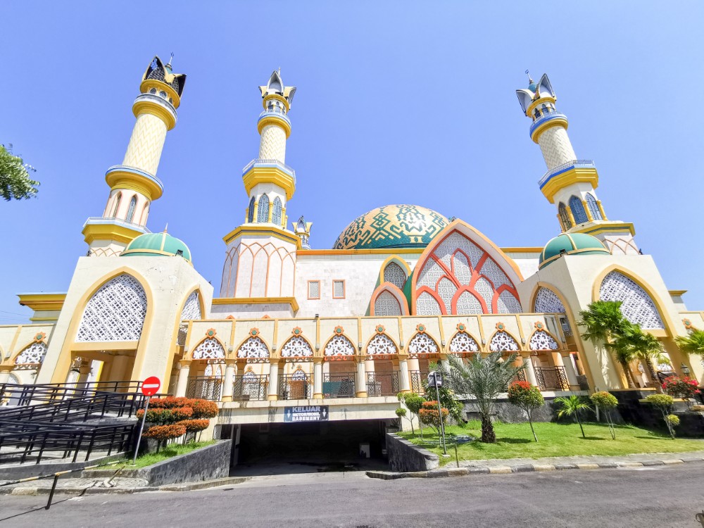 Die beeindruckende Moschee in Mataram