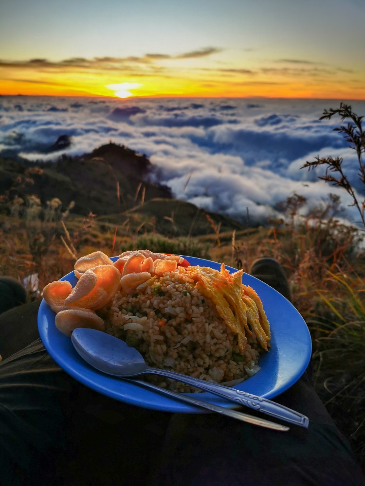 Nasi Goreng mit Aussicht