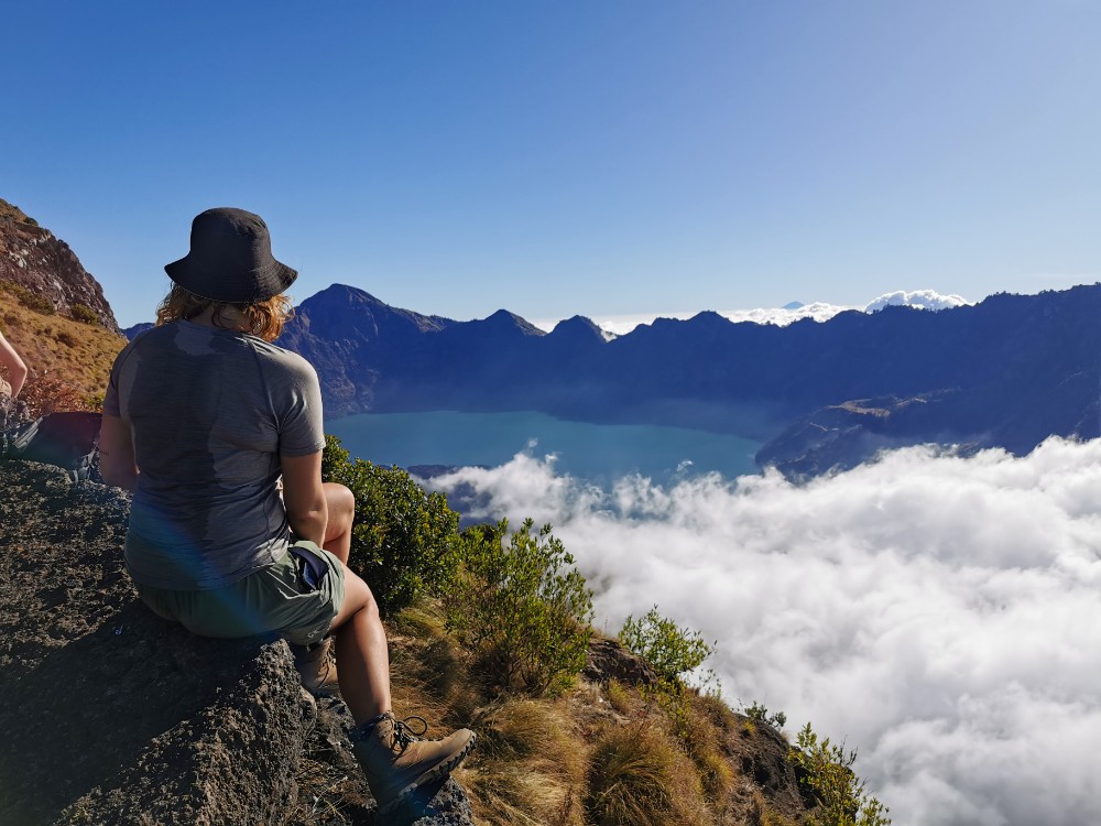 Erstmal die Aussicht genießen
