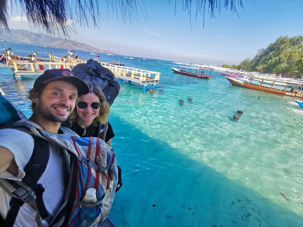 Tschüss herrlich blaues Wasser!
