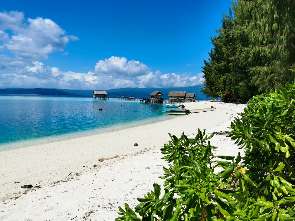 Der traumhafte Strand an Wai Island